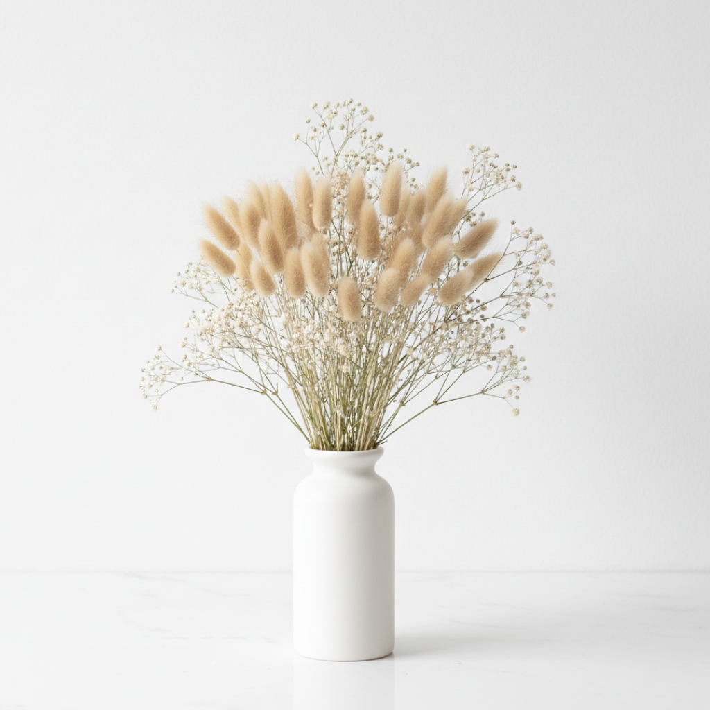 Sušený Lagurus natur – přírodní dekorace v rustikálním a skandinávském stylu